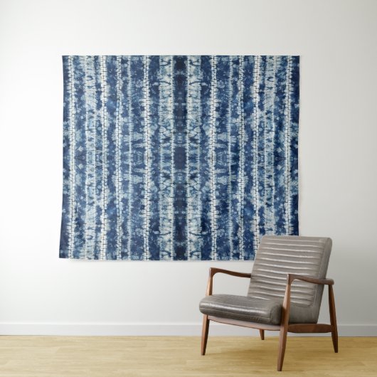 Shibori Wandteppich (Beispiel (Horizontal))
