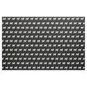 Shibu Inu Hund Silhouette Haustier Stoff (Fat Quarter (45,7 x 55,9 cm))