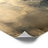 Shibui Obsidian Stille Texturierte Architektur Poster (Ecke)