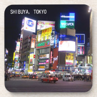 Shibuya City Lights Night in Tokio Japan