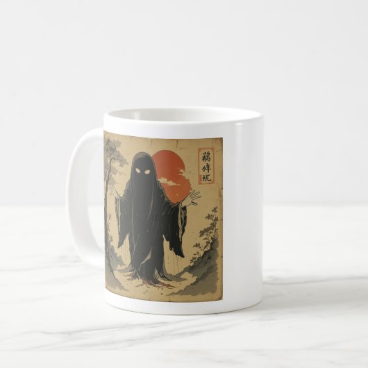 'Shibuya Ghost Rising' - Kaffeetasse (Vorderseite Links)