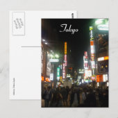 Shibuya Lichter tokyo Postkarte (Vorne/Hinten)