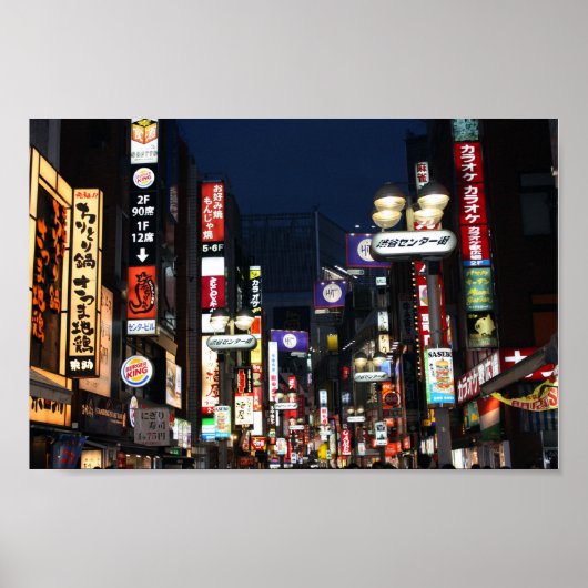 Shibuya Lights Poster (Vorne)