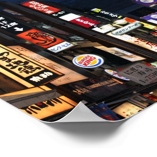 Shibuya Lights Poster (Ecke)