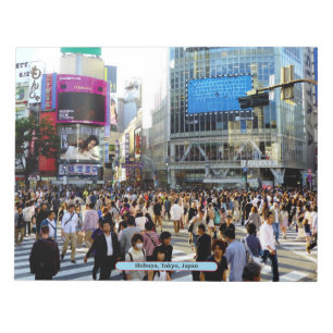 Shibuya, Tokio, Japan Notizblock