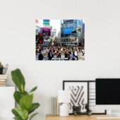 Shibuya, Tokio, Japan Poster (Heimbüro)