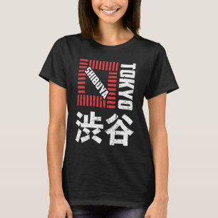Shibuya Tokyo Japan Souvenir japanisches Kanji Shi T-Shirt