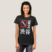 Shibuya Tokyo Japan Souvenir japanisches Kanji Shi T-Shirt (Vorne ganz)