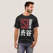 Shibuya Tokyo Japan Souvenir japanisches Kanji Shi T-Shirt (Vorne ganz)
