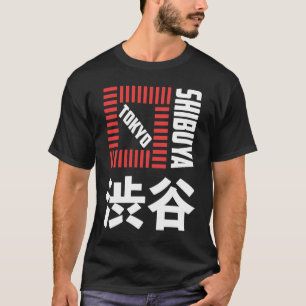 Shibuya Tokyo Japan Souvenir japanisches Kanji Shi T-Shirt