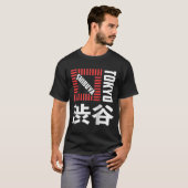 Shibuya Tokyo Japan Souvenir japanisches Kanji Shi T-Shirt (Vorne ganz)