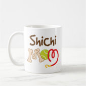 Shichi Hundezucht-Mama-Geschenk Kaffeetasse (Links)