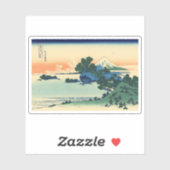 Shichiri Beach in der Provinz Sagami Aufkleber (Blatt)