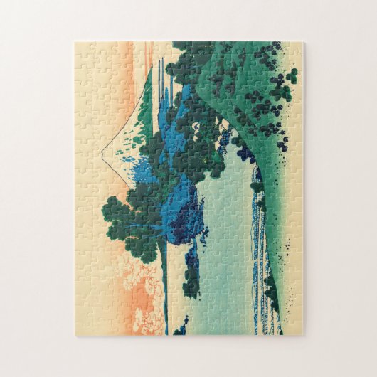 Shichiri Strand in Sagami Provinz Puzzle (Vertikal)