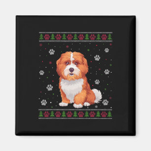 Shichon Christmas Sweater Xmas Haustier Hund Liebe Magnet