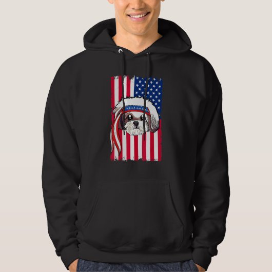 Shid Tzu Dog Hoodie (Vorderseite)