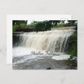 Shidler Falls Postkarte (Vorne/Hinten)