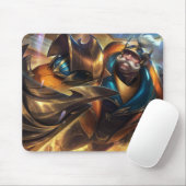 Shield Bearer Gaming Mousepad | Kriegermotiv (Mit Mouse)