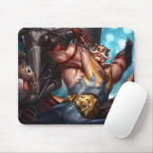 Shield Bearer Gaming Mousepad | Kriegermotiv (Mit Mouse)