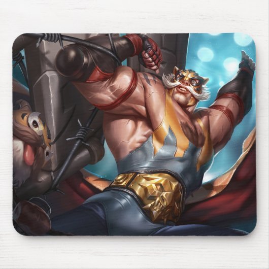 Shield Bearer Gaming Mousepad | Kriegermotiv (Vorne)