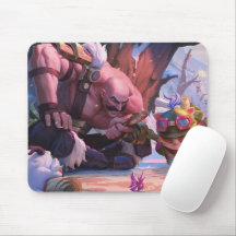 Shield Bearer Gaming Mousepad | Kriegermotiv