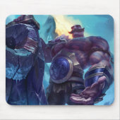 Shield Bearer Gaming Mousepad | Kriegermotiv (Vorne)