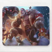 Shield Bearer Gaming Mousepad | Kriegermotiv (Vorne)