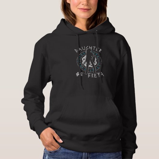 Shield-Maiden - Tochter von Freya - Lagertha Vikin Hoodie (Vorderseite)
