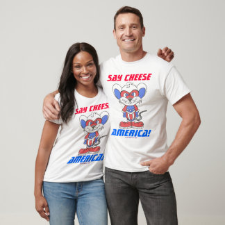 SHIELD MAUSE "SAGE KÄSE AMERIKA!" Bekleidung T-Shirt
