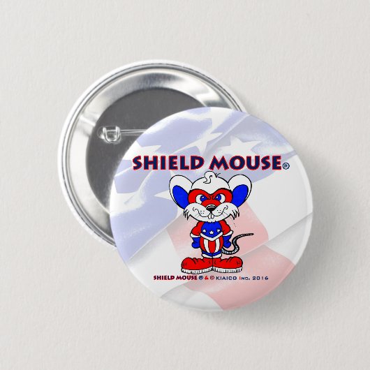 SHIELD MOUSE Classic U.S.A. Button 2016 (Vorne & Hinten)