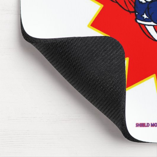 SHIELD MUSE "ZEIGT AUS!"Mousepad Mousepad (Ecke)