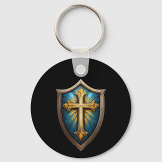 Shield of Faith Christian Believer Keychain Schlüsselanhänger