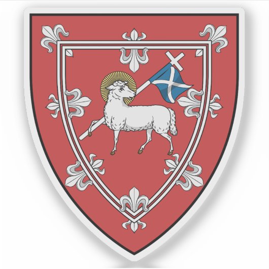 Shield of the city of Perth, Scotland Aufkleber (Vorderseite)