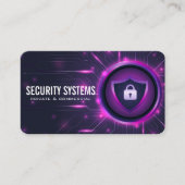 Shield | Sicherheitssperre | Moderner technischer Visitenkarte (Vorderseite)