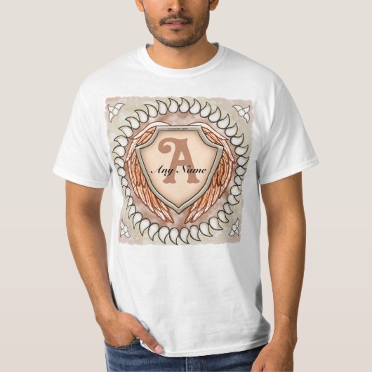 Shield Wings Monogramm T-Shirt (Vorderseite)