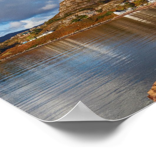 Shieldaig, Schottland Poster (Ecke)