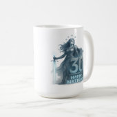 Shieldmaiden of 30: Legendary Birthday Tasse (VorderseiteRechts)