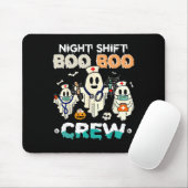 Shift Boo Boo Crew Nurse Ghost Halloween Nurses Rn Mousepad (Mit Mouse)