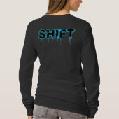 SHIFT//DRIP: Bewegung im Graffiti-Stil T-Shirt (Rückseite)