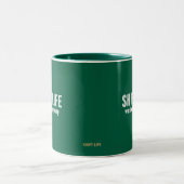 SHIFT LIFE - we show up anyway | Shift Life Zweifarbige Tasse (Mittel)