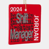 Shift Manager Extraordinaire CUSTOM Keramikornament (Rechts)