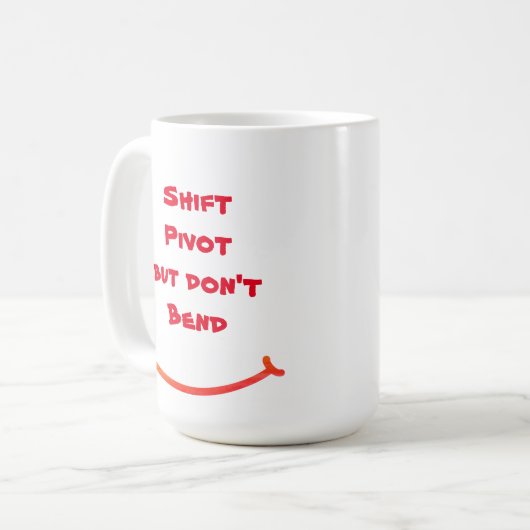 Shift Pivot, aber keine Kaffee-Tasse Kaffeetasse (Vorderseite Links)