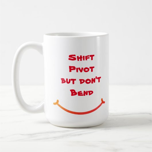 Shift Pivot, aber keine Kaffee-Tasse Kaffeetasse (Links)