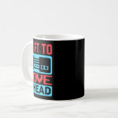 Shift To Move Ahead Funny Gaming Quotes Gift For G Kaffeetasse (Vorderseite Links)