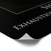 Shift Work Motivierend Poster (Ecke)