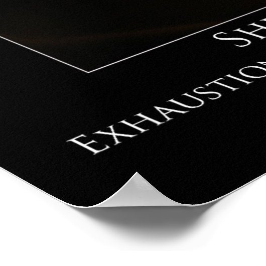 Shift Work Motivierend Poster (Ecke)