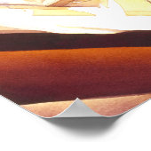 "Shifting Light" Bug Watercolor Poster (Ecke)