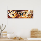 "Shifting Light" Bug Watercolor Poster (Küche)