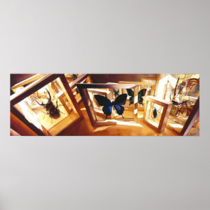 "Shifting Light" Bug Watercolor Poster