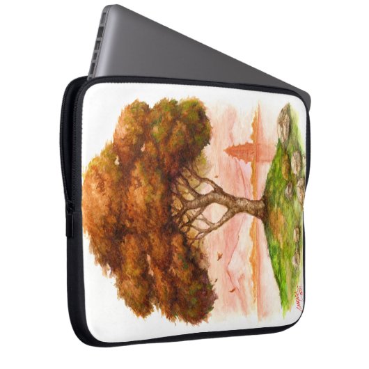 Shifting Seasons Laptopschutzhülle (Vorne Rechts)